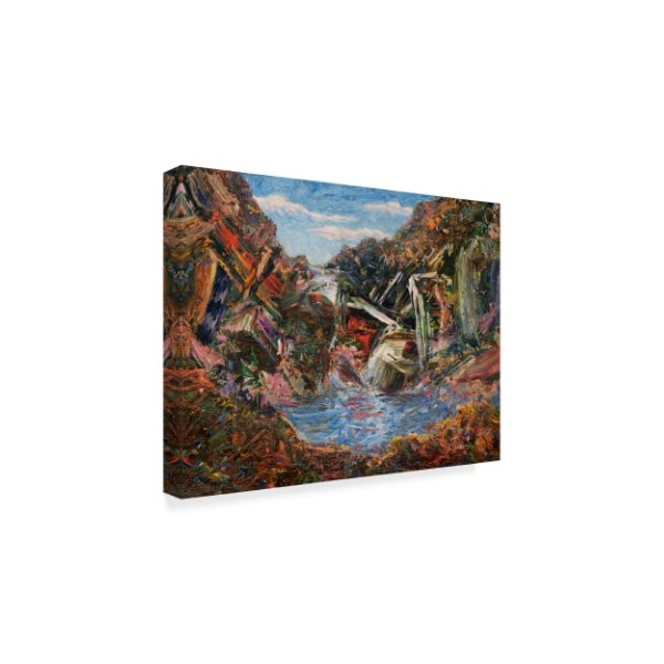 James W. Johnson 'Mountain Pool' Canvas Art,18x24